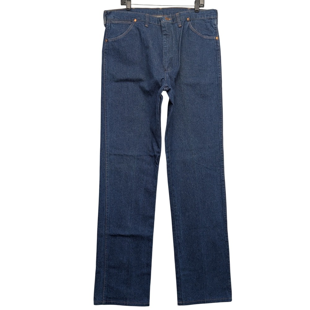 Vintage NWT Wrangler Cowboy Cut Jeans Mens 40x36(37x36) Blue 13MWZPW Made in USA